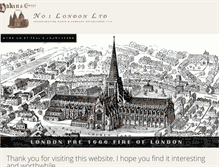 Tablet Screenshot of no1londonltd.com